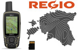 Käsi GPS Garmin GPSMAP 65 + Regio Topo mälukaart GPSMAP 65 + Regio Topo mälukaart