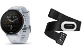 Spordikell Garmin Forerunner 955 Solar valge + HRM-Pro Plus Solar - Whitestone + HRM-Pro Plus