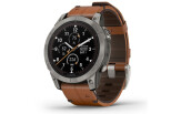 Spordikell Garmin fenix 7 PRO Sapphire Solar - Titanium with Chestnut Leather Band Sapphire - Titanium Brown Leather