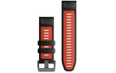 QUICKFIT 26 silikoon kellarihm twotone - Black/Flame Red Silikoon - Black/Flame Red