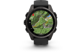 Spordikell Garmin fenix 8 43mm AMOLED,Saph,CrbnGry Ti/Blk,Blk/PebblGryBnd Sapphire Carbon Gray DLC Ti with Black Band