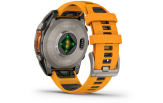 Spordikell fenix 8 47mm AMOLED Sapphire Titanium with Orange Band