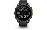 Spordikell Garmin fenix 8 47mm AMOLED,Glass/SS,SlateGray Steel/Black,BlkBnd Slate Gray with Black band