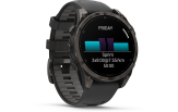 Spordikell Garmin fenix 8 47mm AMOLED,Saph,CrbnGryTi/Blk,Blk/PebbleGryBnd,EMEA Sapphire Carbon Gray DLC Ti with Black Band