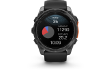 Spordikell Garmin fenix 8 51mm AMOLED,Glass/SS,SlateGray Steel/Black,BlkBnd,WW Slate Gray with Black band