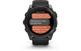 Spordikell Garmin fenix 8 51mm AMOLED,Saph,CrbnGryTi/Blk,Blk/PebbleGryBnd,EMEA Sapphire Carbon Gray DLC Ti with Black band