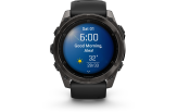 Spordikell Garmin fenix 8 51mm AMOLED,Saph,CrbnGryTi/Blk,Blk/PebbleGryBnd,EMEA Sapphire Carbon Gray DLC Ti with Black band