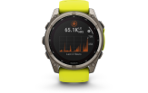 Spordikell Garmin fenix 8 51mm Sapphire Solar Titanium with Yellow Band Sapphire - Titanium with Yellow Band