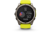 Spordikell Garmin fenix 8 51mm Sapphire Solar Titanium with Yellow Band Sapphire - Titanium with Yellow Band