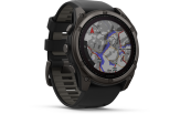 Spordikell fenix 8 51mm Solar Sapphire - Carbon Gray DLC Ti with Black band