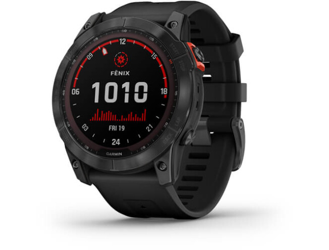 Spordikell Garmin fenix 7X Black Slate Gray Band Solar - Slate Gray Black Band