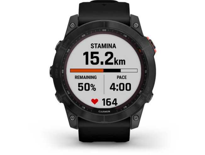 Spordikell Garmin fenix 7X Black Slate Gray Band Solar - Slate Gray Black Band