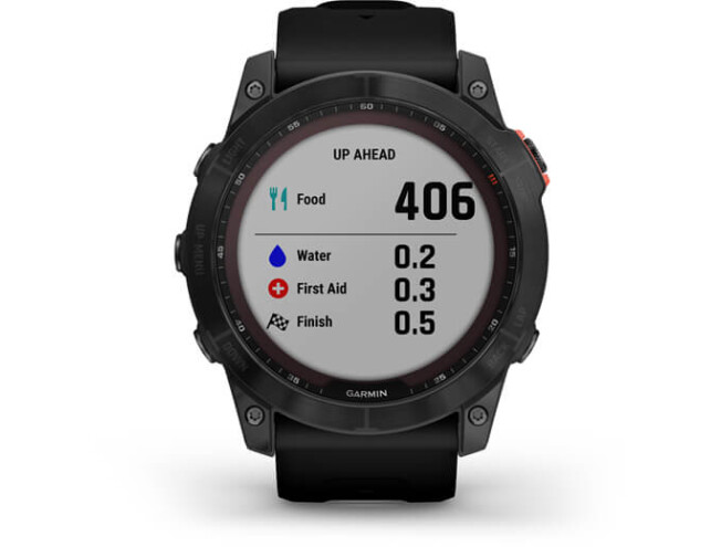 Spordikell Garmin fenix 7X Black Slate Gray Band Solar - Slate Gray Black Band