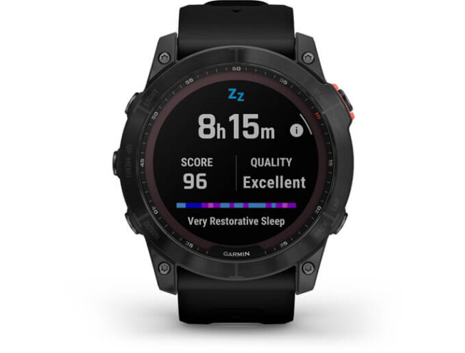 Spordikell Garmin fenix 7X Black Slate Gray Band Solar - Slate Gray Black Band