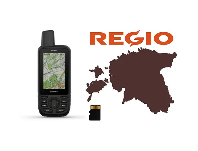 Käsi GPS Garmin GPSMAP 67 + Regio Teed mälukaart GPSMAP 67 + Regio Teed mälukaart