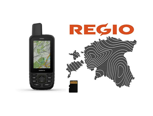 Käsi GPS Garmin GPSMAP 67 + Regio Topo mälukaart GPSMAP 67 + Regio Topo mälukaart
