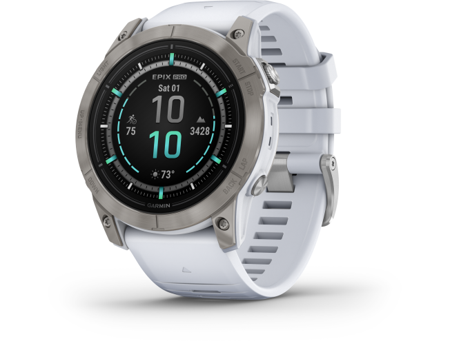 Spordikell Garmin epix PRO 51mm Sapphire Whitestone Sapphire Ti Whitestone