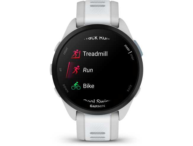 Spordikell Garmin Forerunner 165 Music Mist Grey/Whitestone Music - Mist Grey/Whitestone