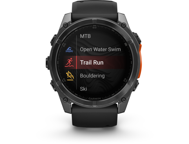 Spordikell Garmin fenix 8 51mm AMOLED,Glass/SS,SlateGray Steel/Black,BlkBnd,WW Slate Gray with Black band