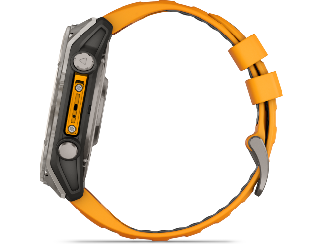 Spordikell fenix 8 51mm AMOLED Sapphire Titanium with Orange Band