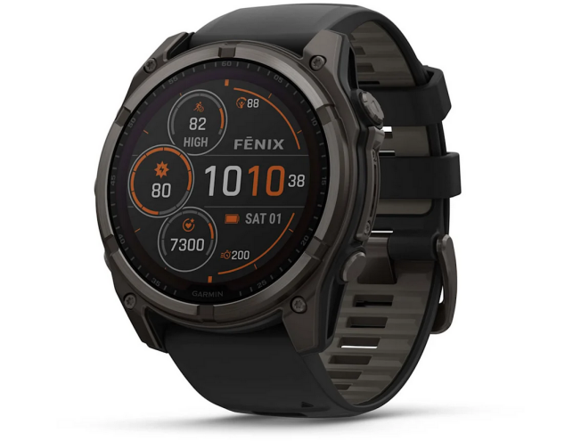 Spordikell Garmin fenix 8 51mm Solar Sapphire Carbon Gray DLC Ti with Black Titanium band Sapphire - Carbon Gray DLC Ti with Black Titanium band