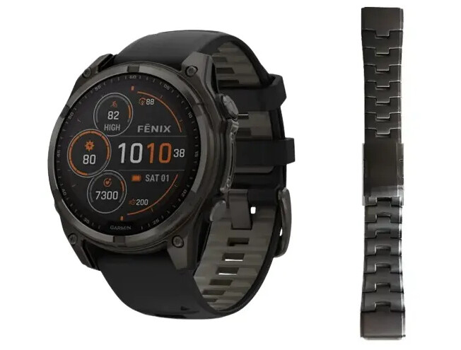 Spordikell Garmin fenix 8 51mm Solar Sapphire Carbon Gray DLC Ti with Black Titanium band Sapphire - Carbon Gray DLC Ti with Black Titanium band