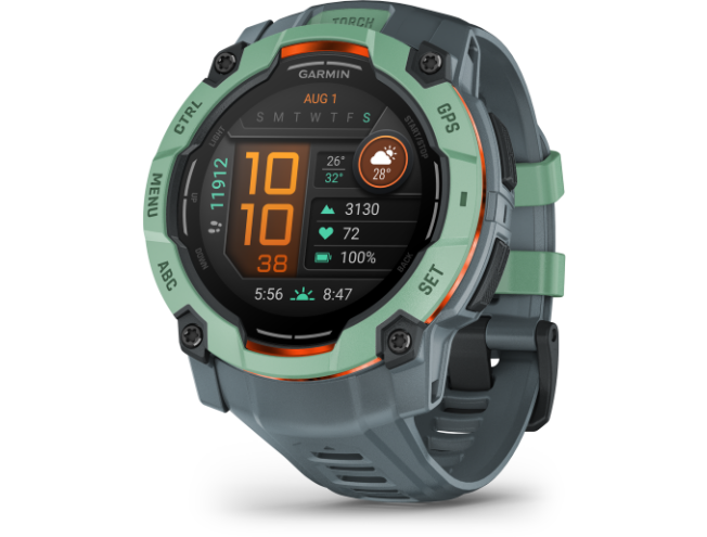 Seikluskell Garmin Instinct 3 50mm AMOLED Neotroopiline koos videvikutoonis rihmaga AMOLED Neotroopiline