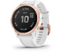 Spordikell Garmin fenix 6S PRO Rose Gold w/White Band (Glass) PRO - roosa kuld, valge rihmaga